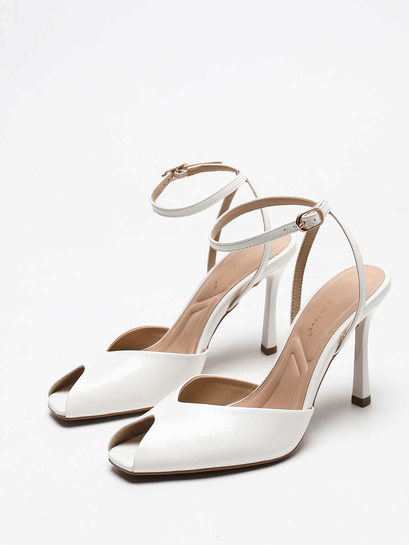 Chic Square-Toe Leather Peep-T - Casual Sandal Leather review and price
