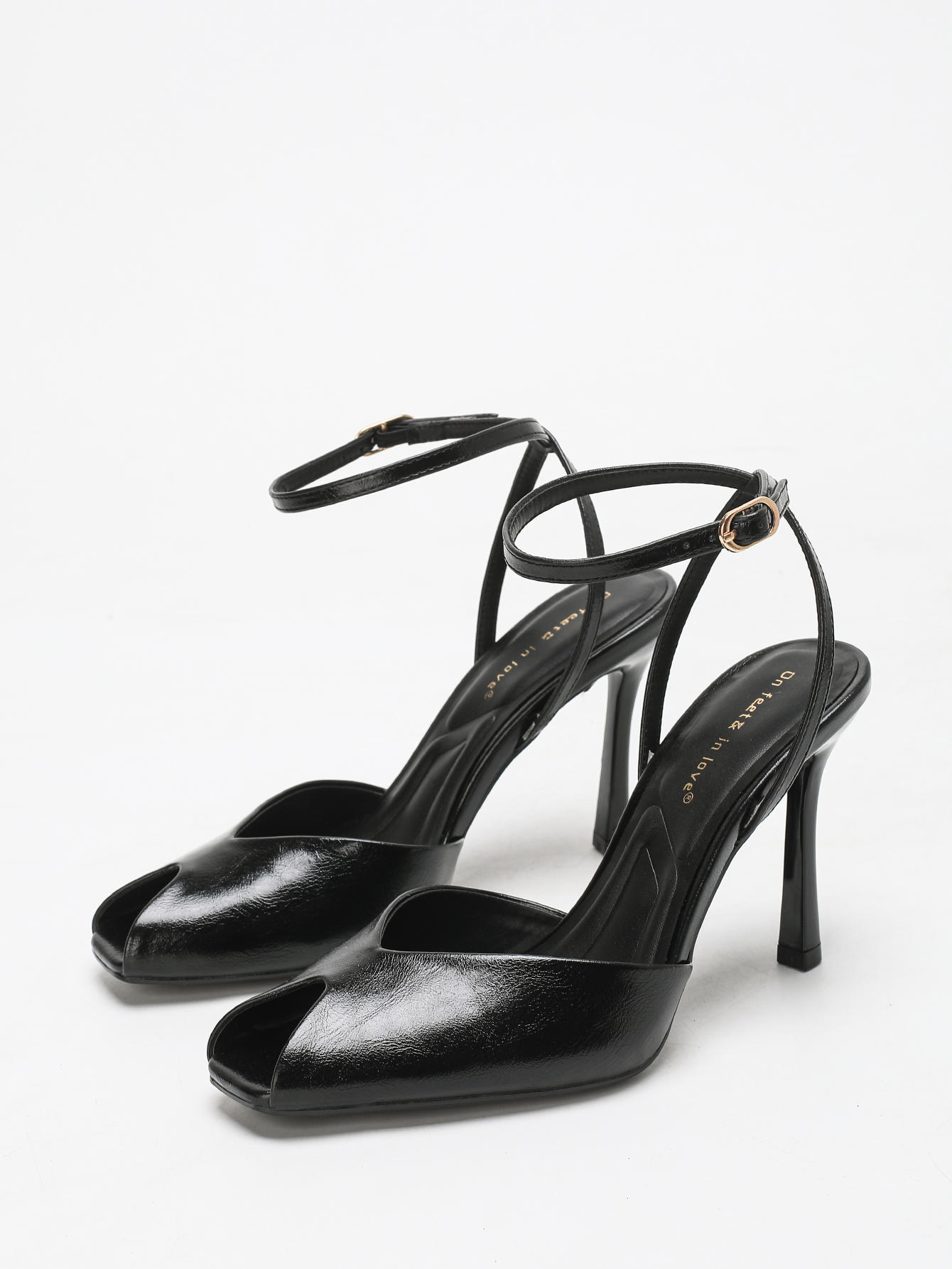Chic Square-Toe Leather Peep-T - Casual Sandal Leather review and price