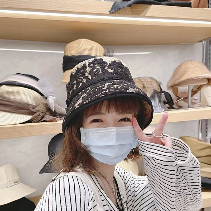 Fashion Japanese New Lace Deco - Bucket Hat Straw review and price