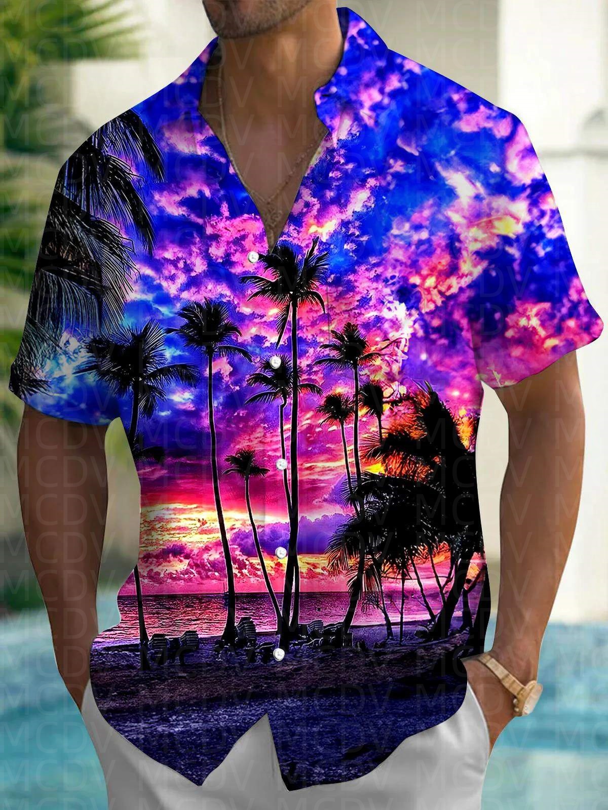 Cute Pattern Men's Hawaiian Sh - Shirt Camp Collar review and price