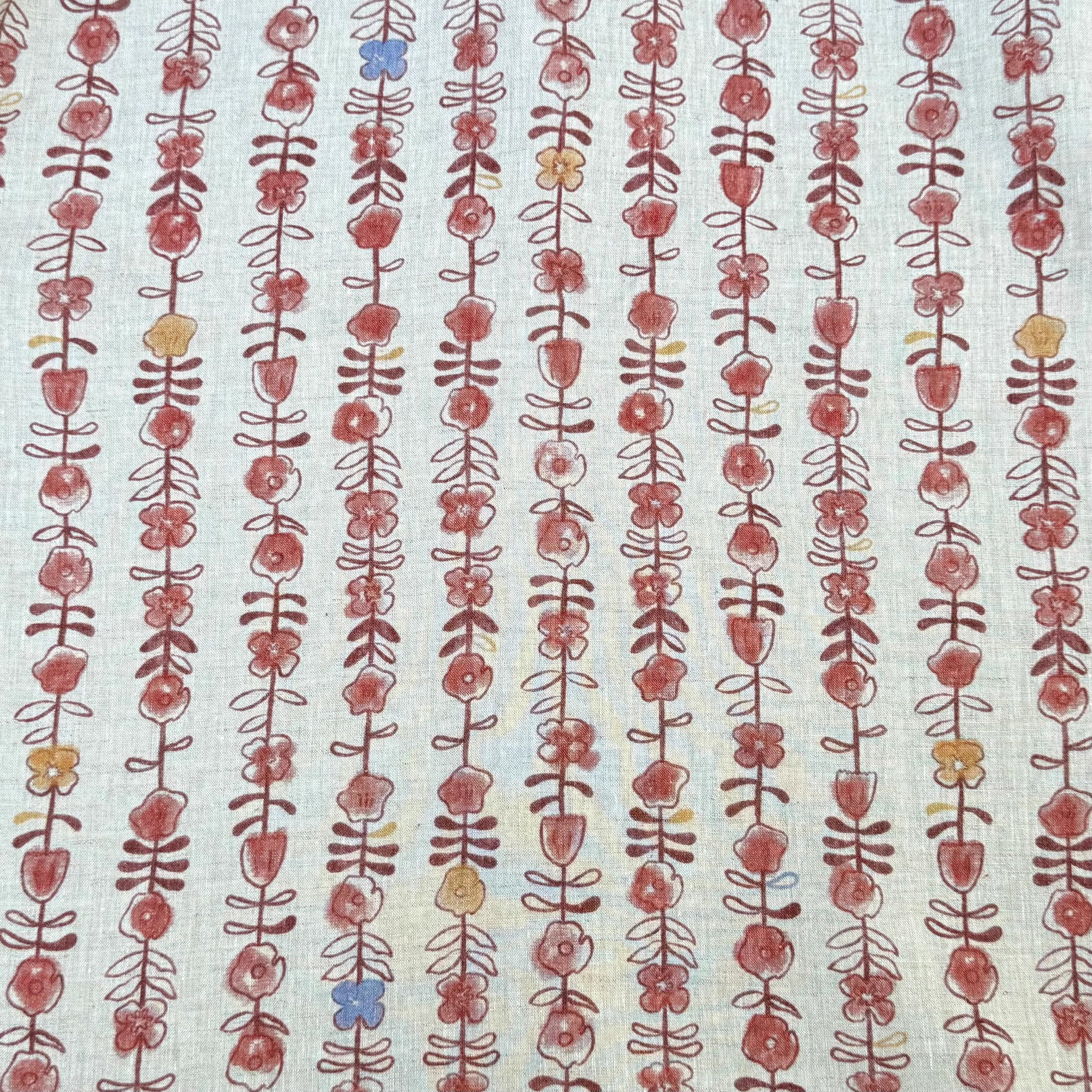 1yard Unique flowers print fab - Linen Shirt Breathable review and price