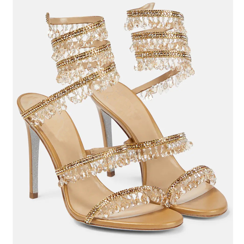 Sexy Green Crystal Fringe Stil - Casual Sandal Leather review and price