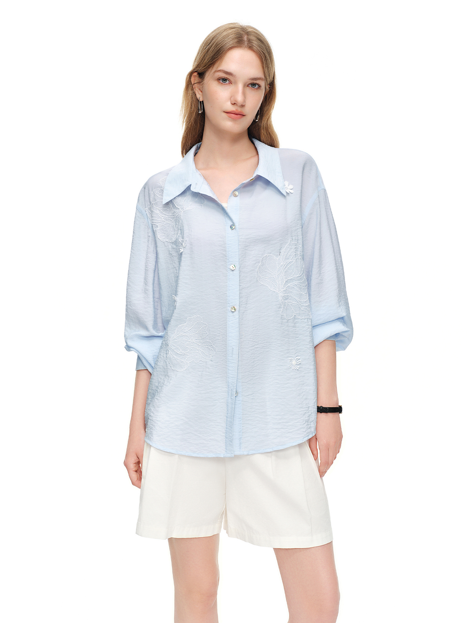 DUSHU 2026 Summer Women's Ligh - Resort Shirt Floral review and price