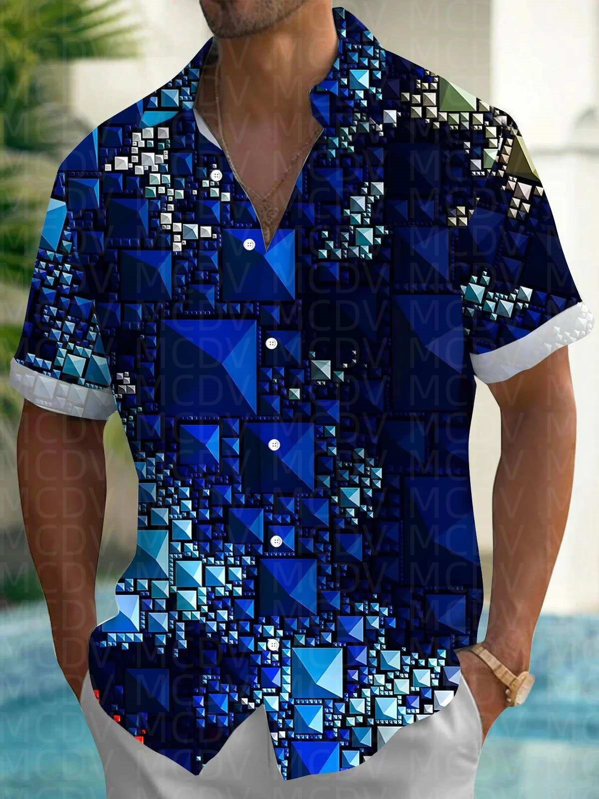 Sun Pattern Style Men's Hawaii - Shirt Camp Collar review and price