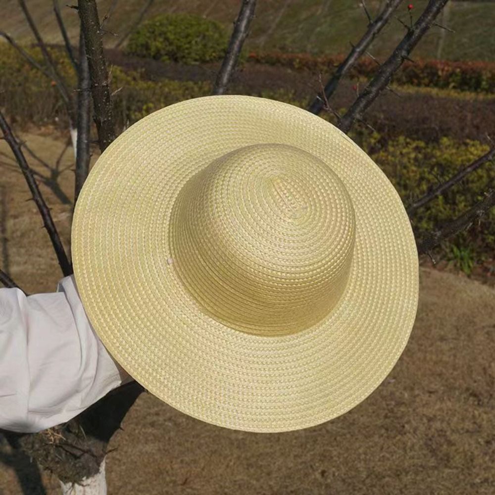 Summer Wide Brim Straw Hat wit - Bucket Hat Straw review and price