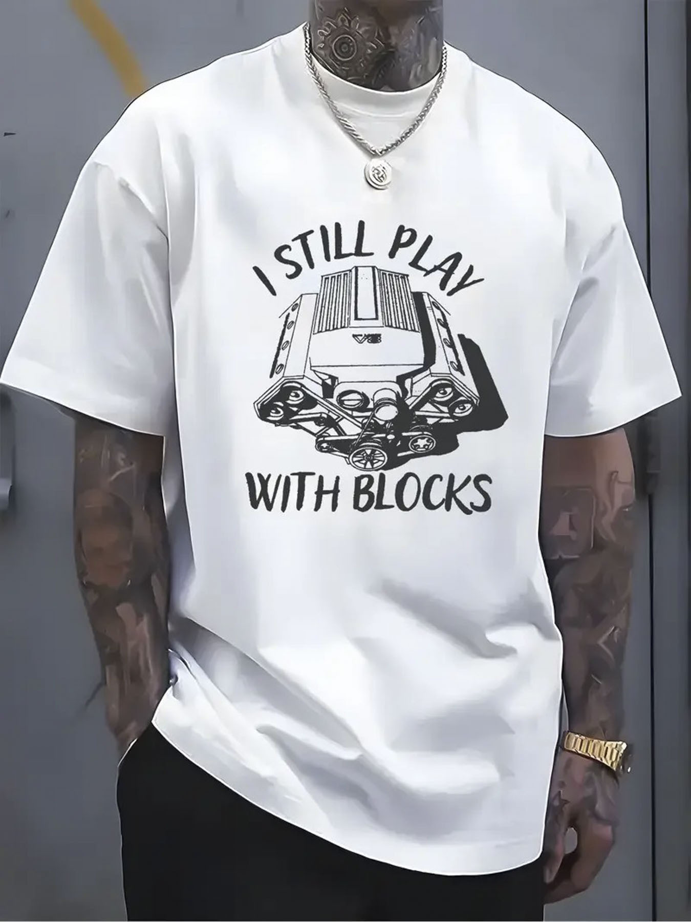 Men's 100% Cotton T-Shirt with - Tee Graphic Print review and price