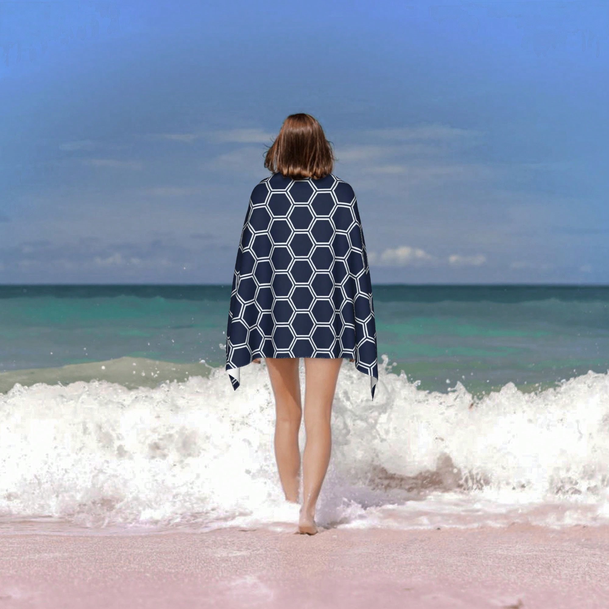 Geometric Pattern Cla1ssic StY - Beach Towel Large review and price