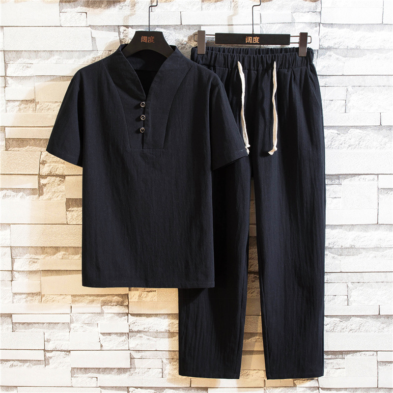 Men's Summer Cotton Linen Shor - Linen Shirt Breathable review and price