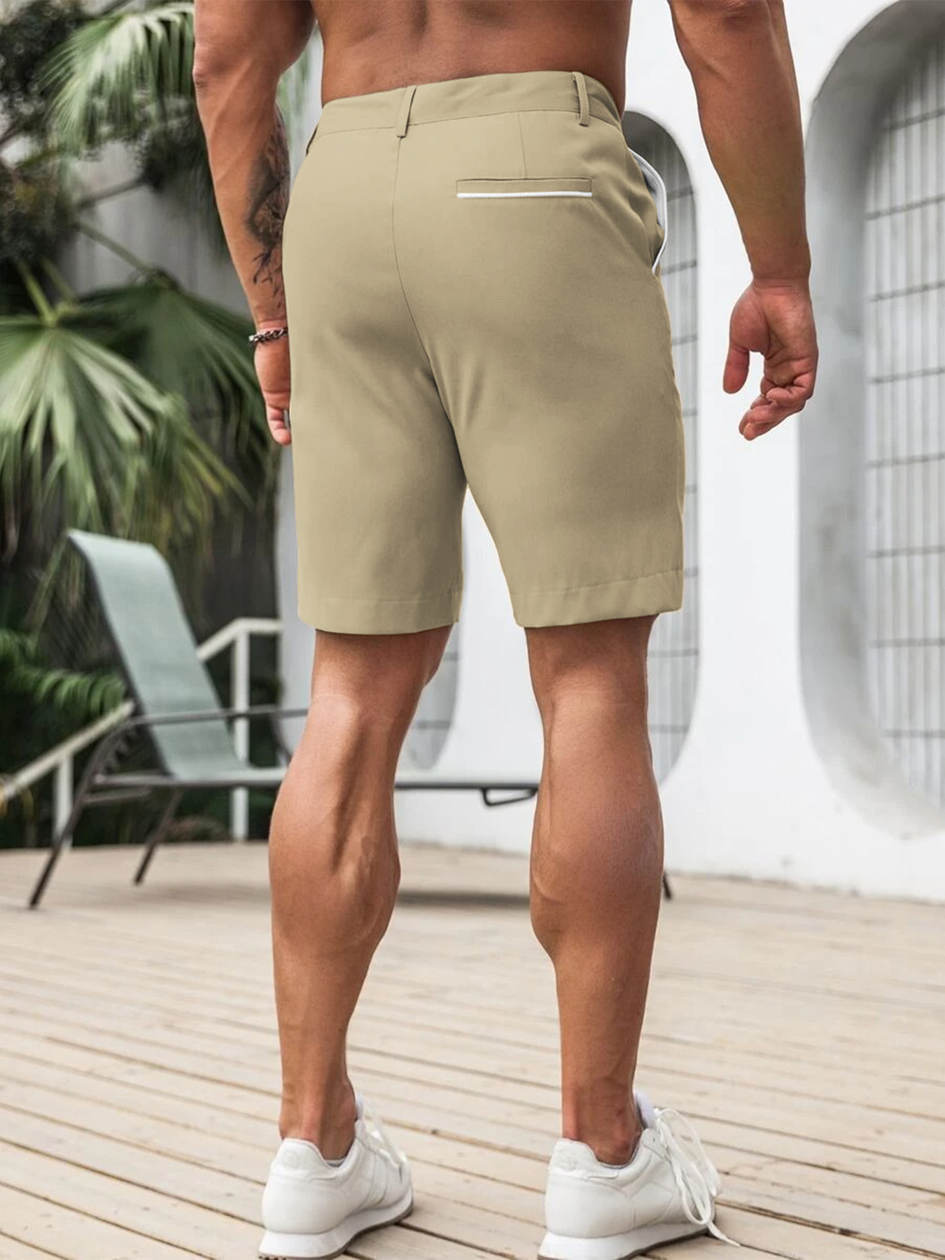 Men Fashion Slim Fit Chino Sho - Shorts Chino Slim review and price