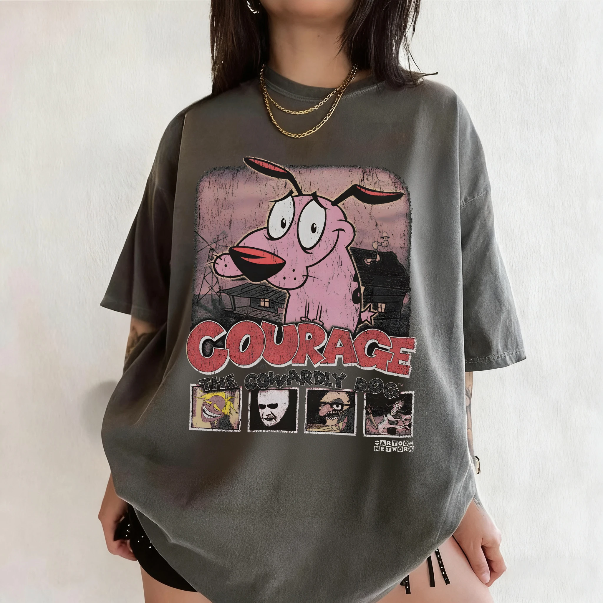 Summer Vintage Courage The Cow - Tee Graphic Print review and price