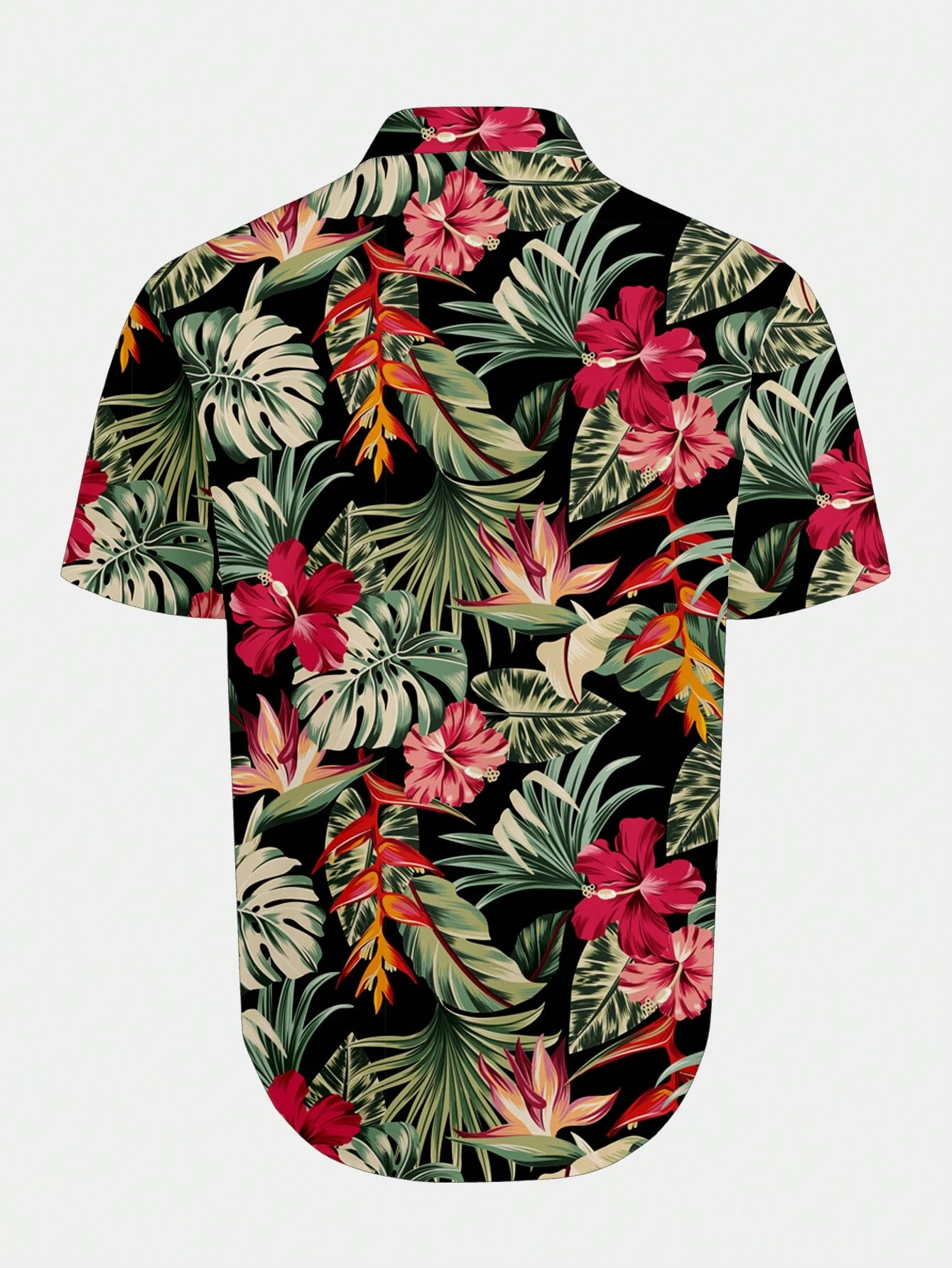 Casual Hawaiian Shirt Men Trop - Resort Shirt Floral review and price