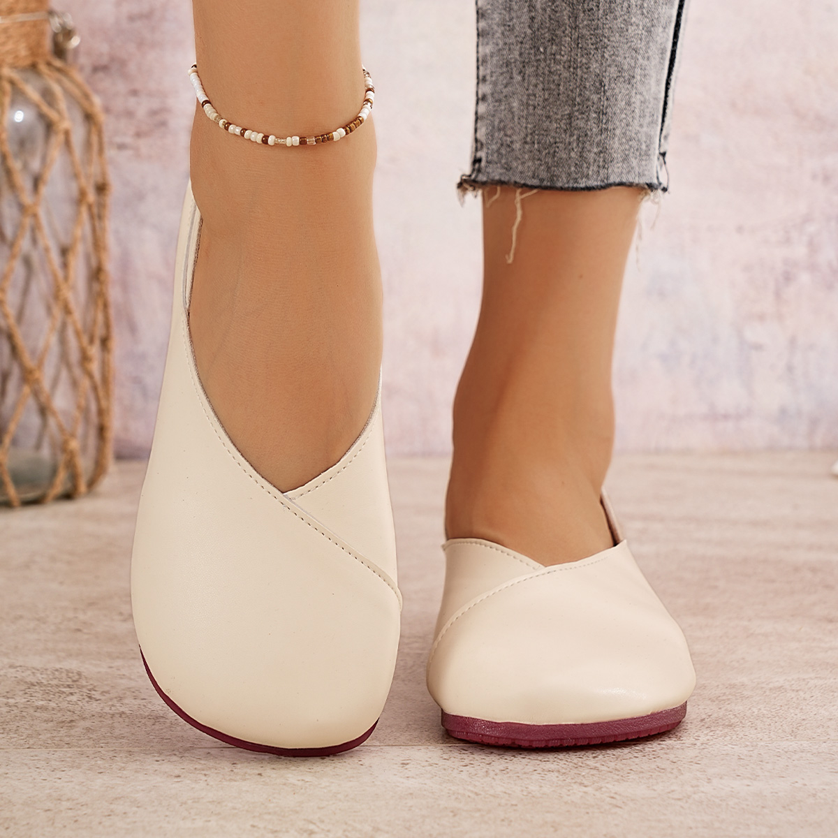 Spring and Autumn SolidColor S - Espadrille Slip On review and price