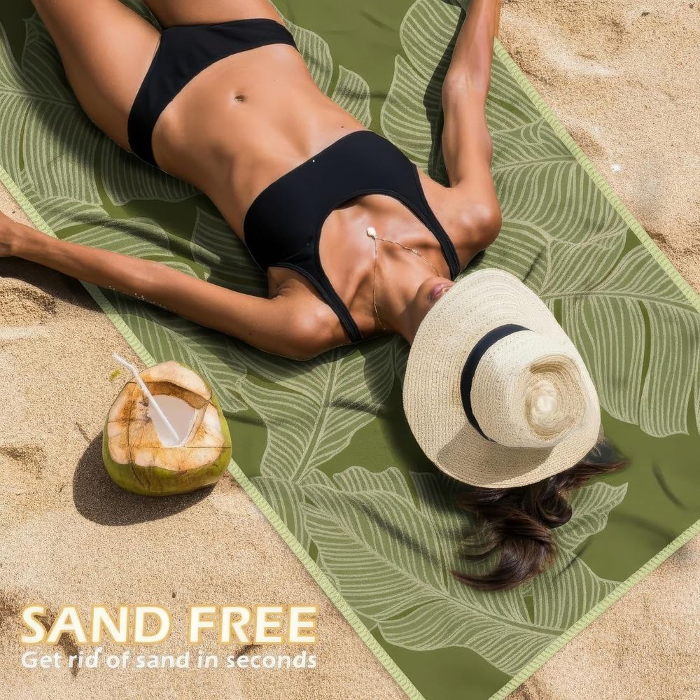 Large Quick-Dry Sand-Free Beac - Beach Towel Large review and price