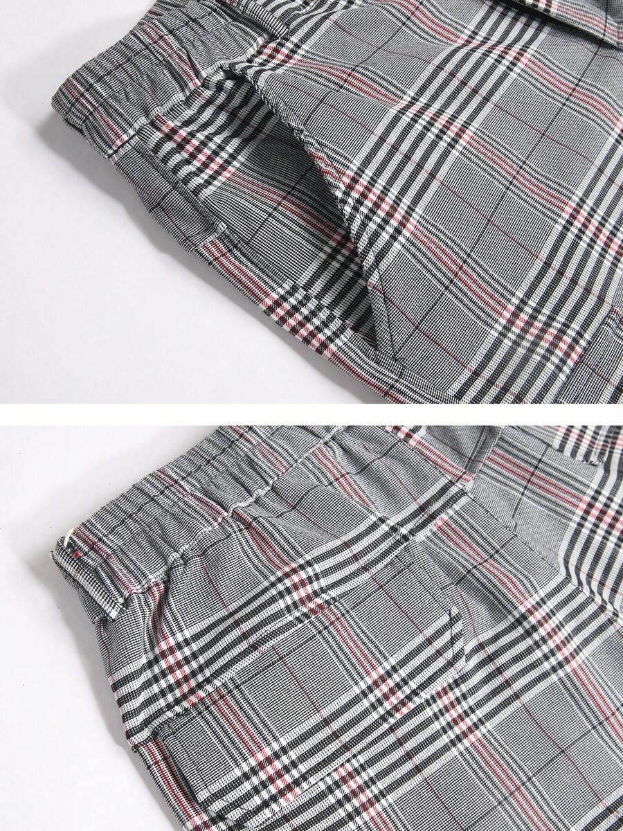 Mens Slim Fit Stretch Plaid Dr - Shorts Chino Slim review and price