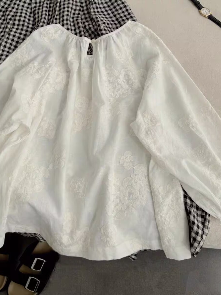 Summer New Heavy Embroidery Li - Linen Shirt Breathable review and price