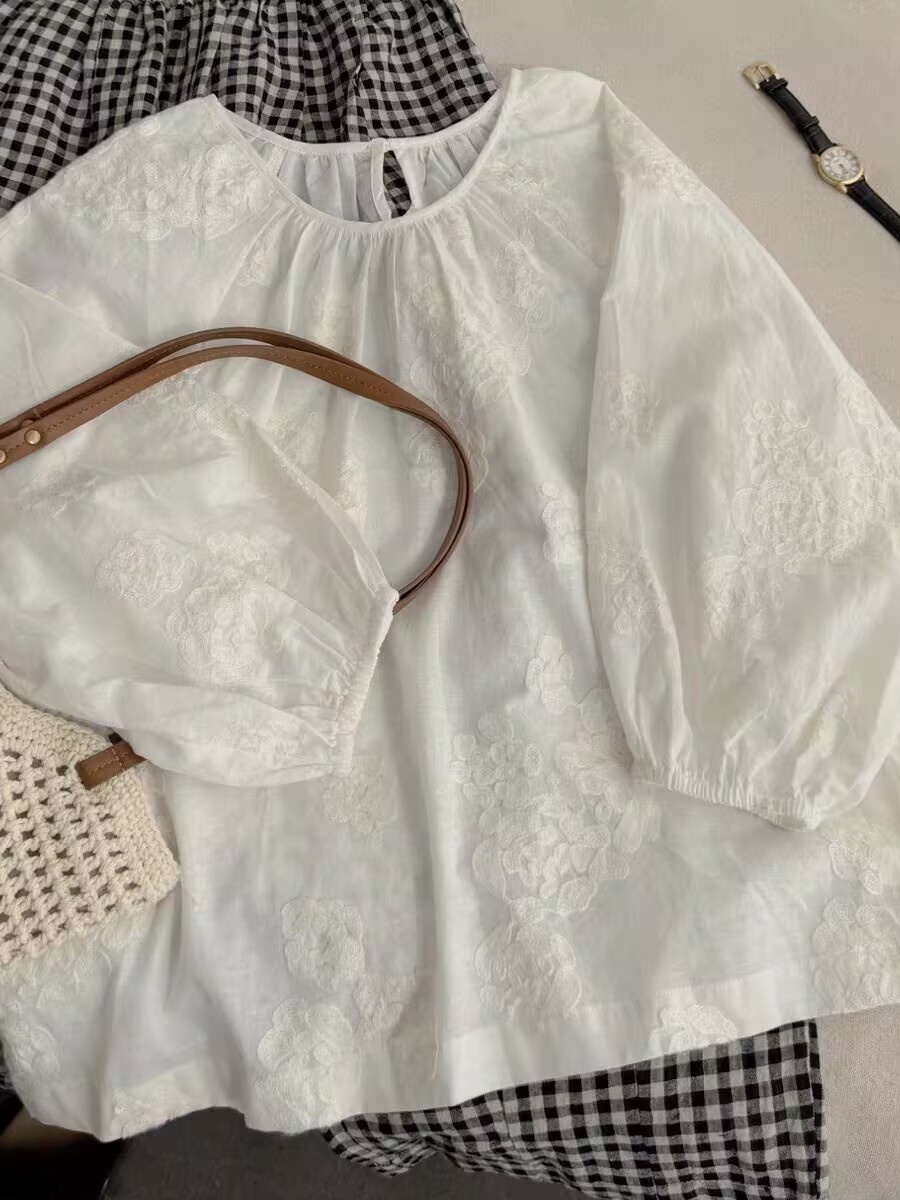Summer New Heavy Embroidery Li - Linen Shirt Breathable review and price