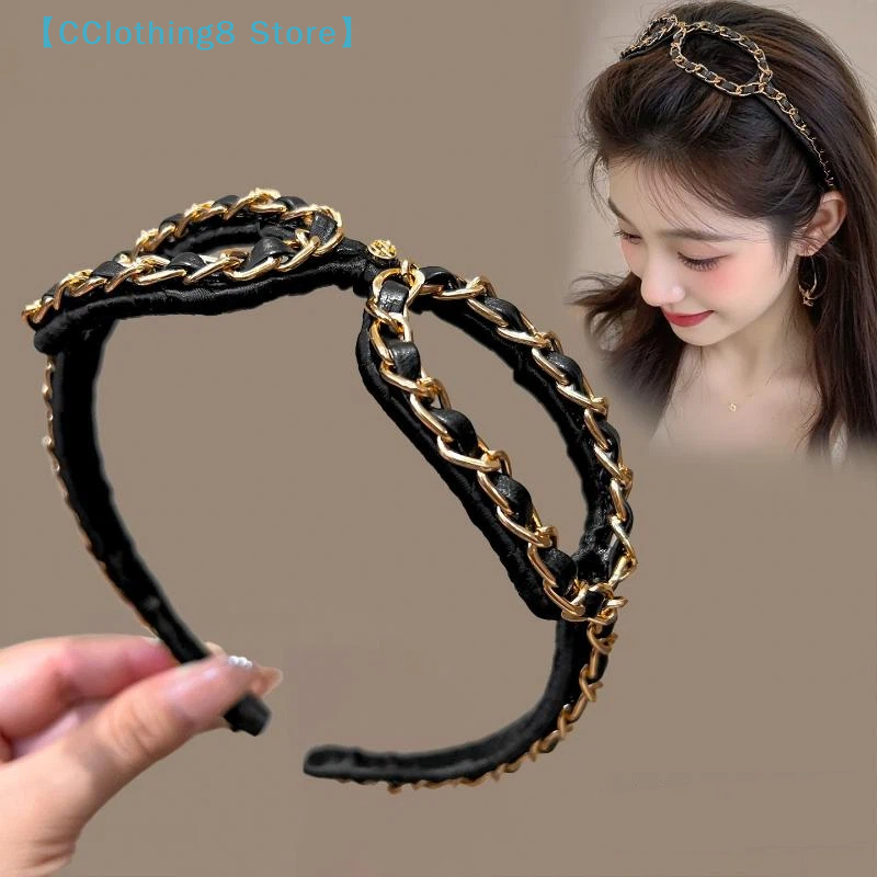 Vintage Chain Leather Headband - Sunglass Retainer Cord review and price
