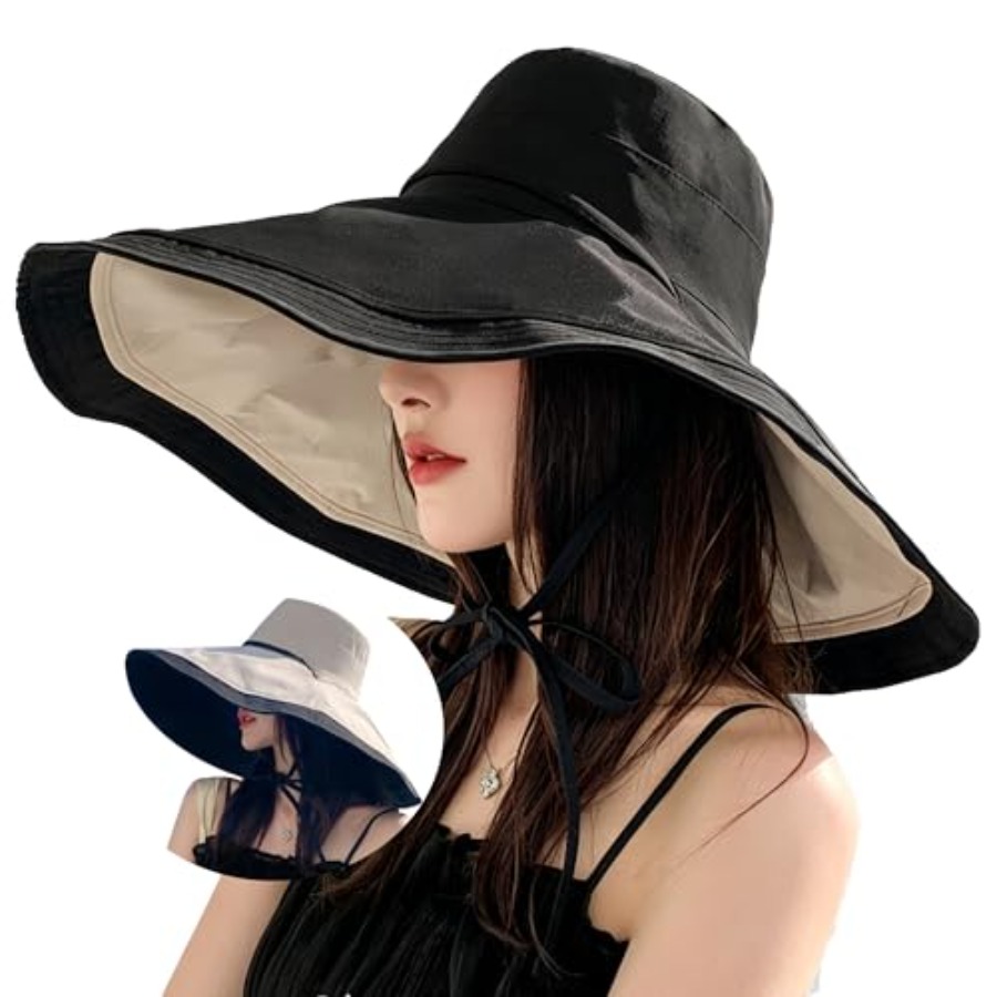 Extra Wide-Brim Sun Hats Women - Packable Hat Nylon review and price