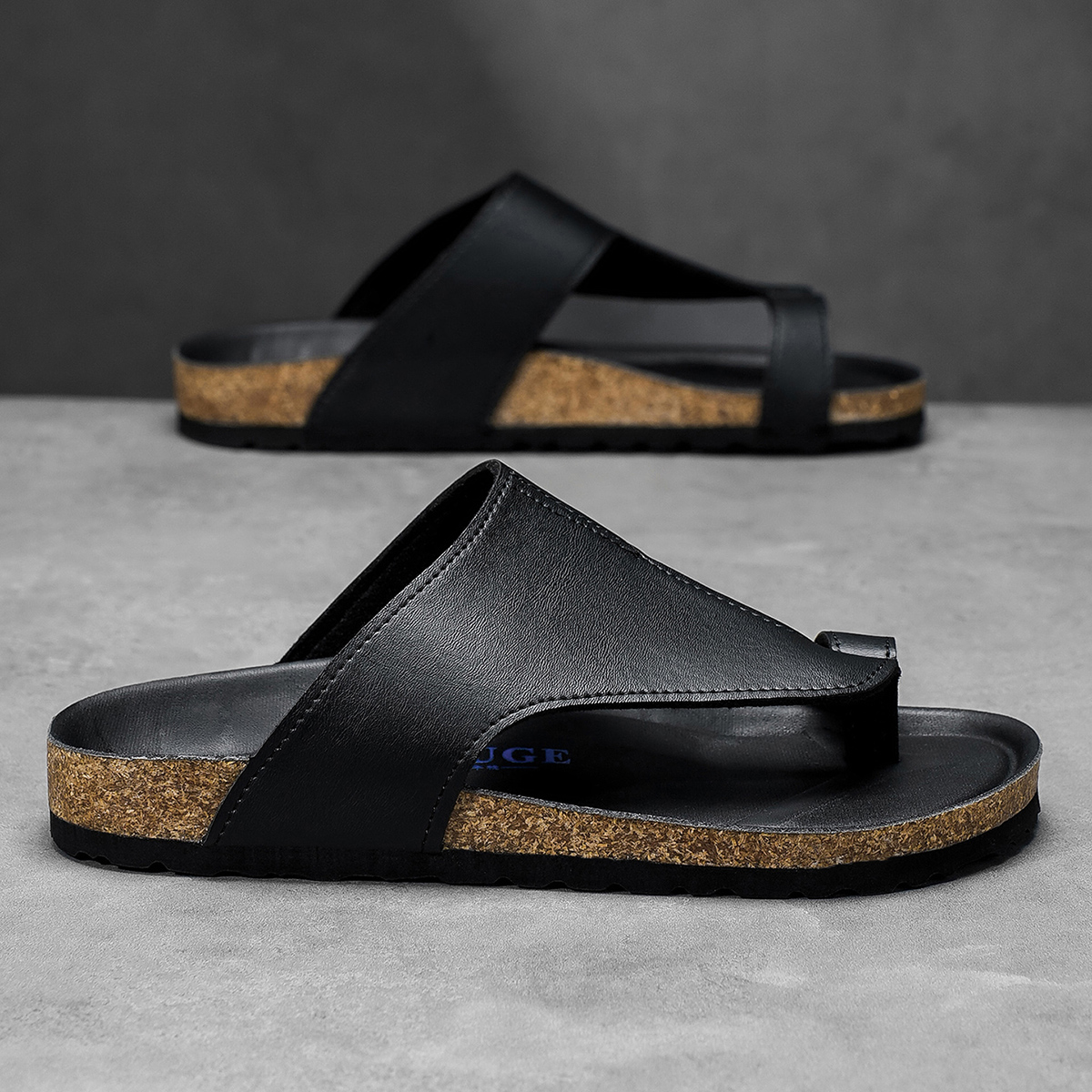 Big Size 48 49 Cork Slippers M - Flip Flop Leather Men review and price