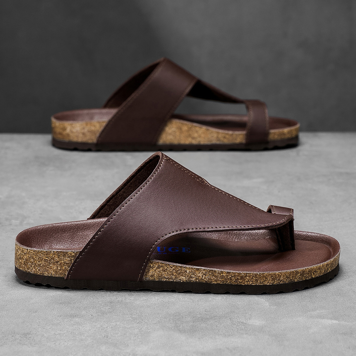 Big Size 48 49 Cork Slippers M - Flip Flop Leather Men review and price