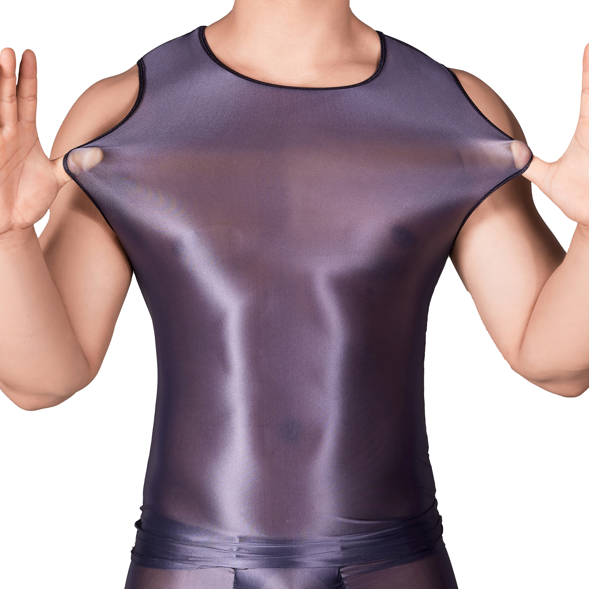 Solid Color Men's Slim Smooth  - Tank Top Muscle review and price