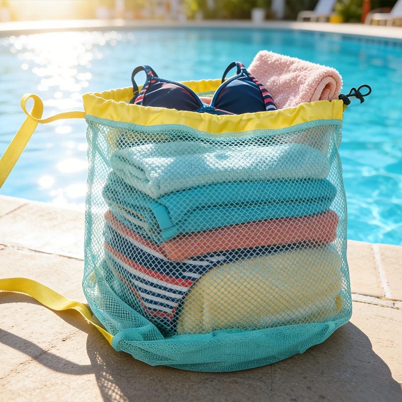 Extra Large Drawstring Mesh Cr - Beach Towel Large review and price