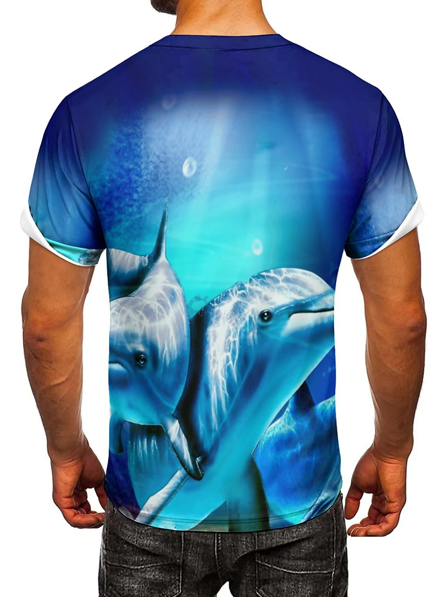 Men'S Ocean Animal Dolphin Pri - Tee Graphic Print review and price
