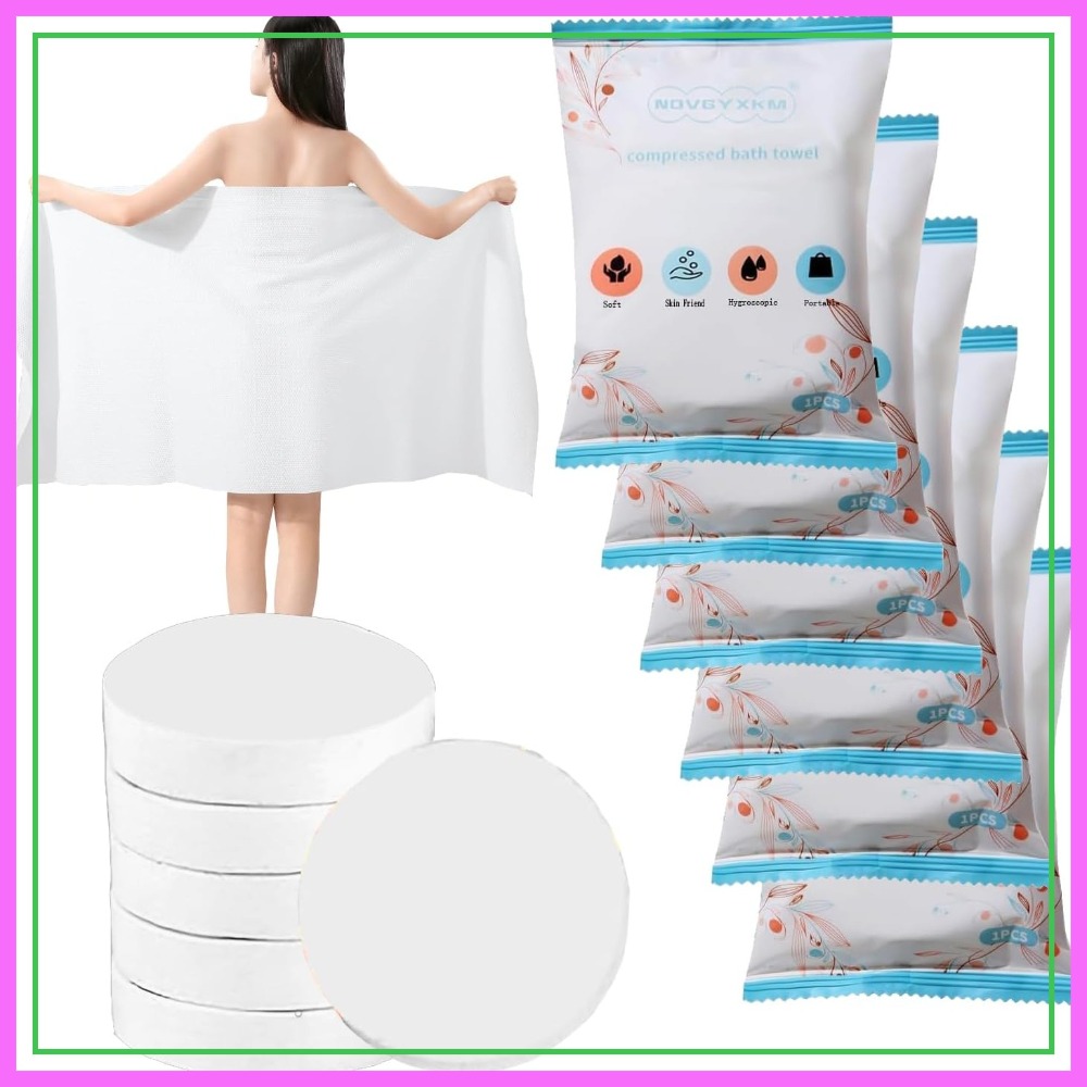 6 Packs Large Compressed Towel - Beach Towel Large review and price