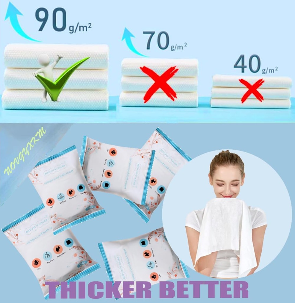 6 Packs Large Compressed Towel - Beach Towel Large review and price