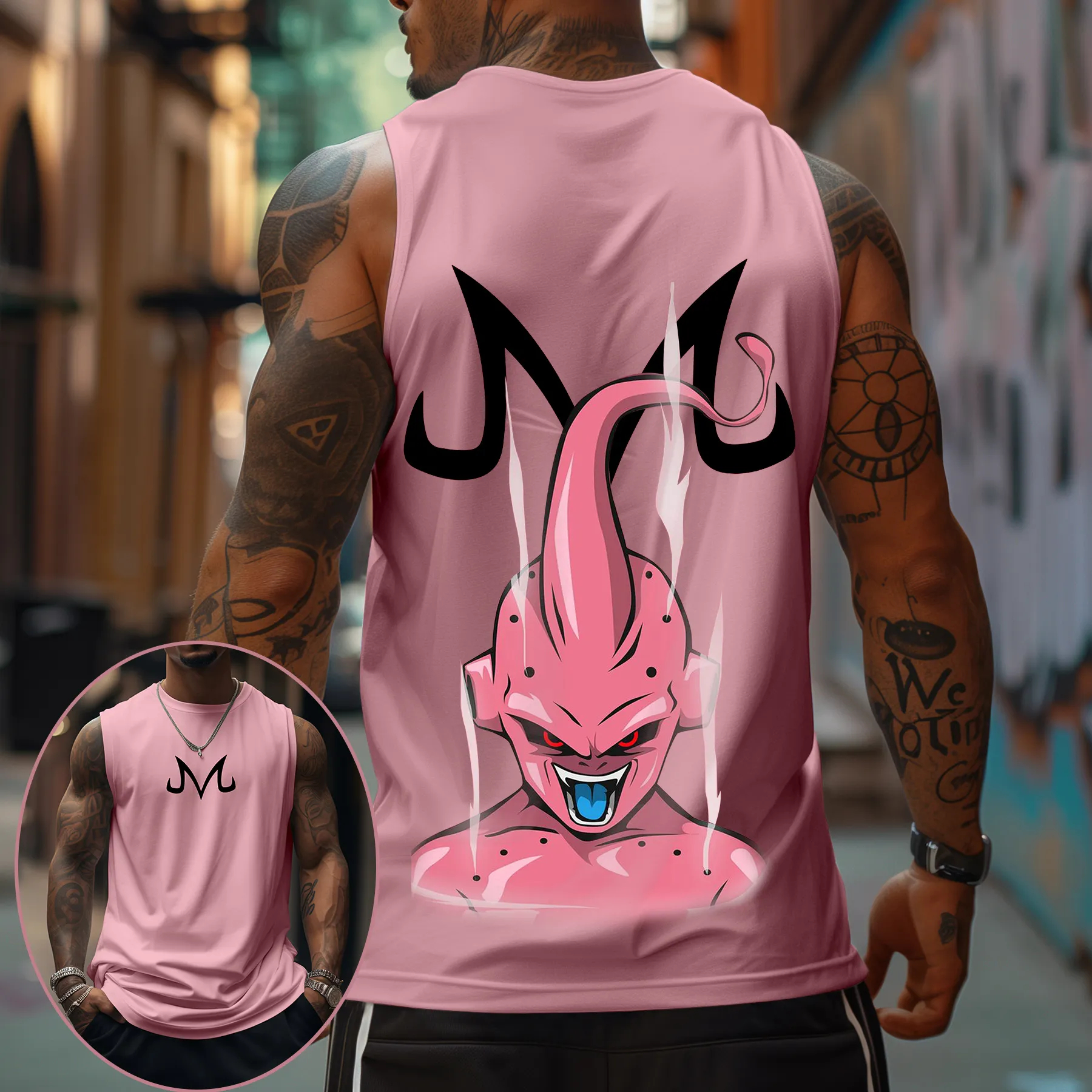 Majin Buu Dragon Ball Anime Pr - Tank Top Muscle review and price
