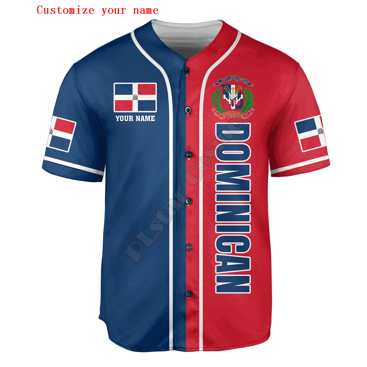Dominican Half & Half Customiz - Shirt Camp Collar review and price