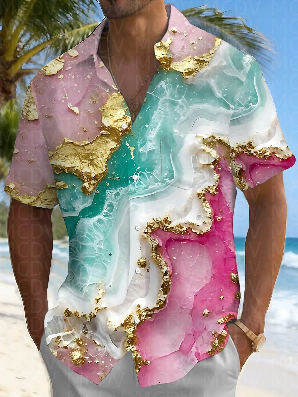 Bird Pattern Men's Hawaiian Sh - Shirt Camp Collar review and price
