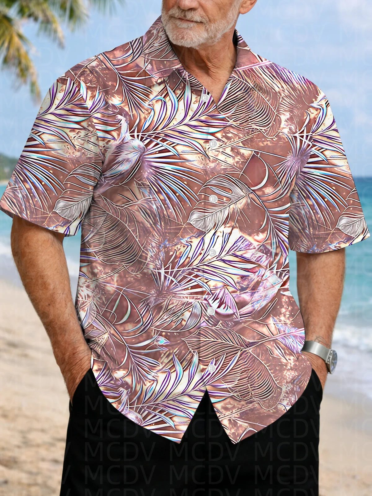 Bird Pattern Men's Hawaiian Sh - Shirt Camp Collar review and price