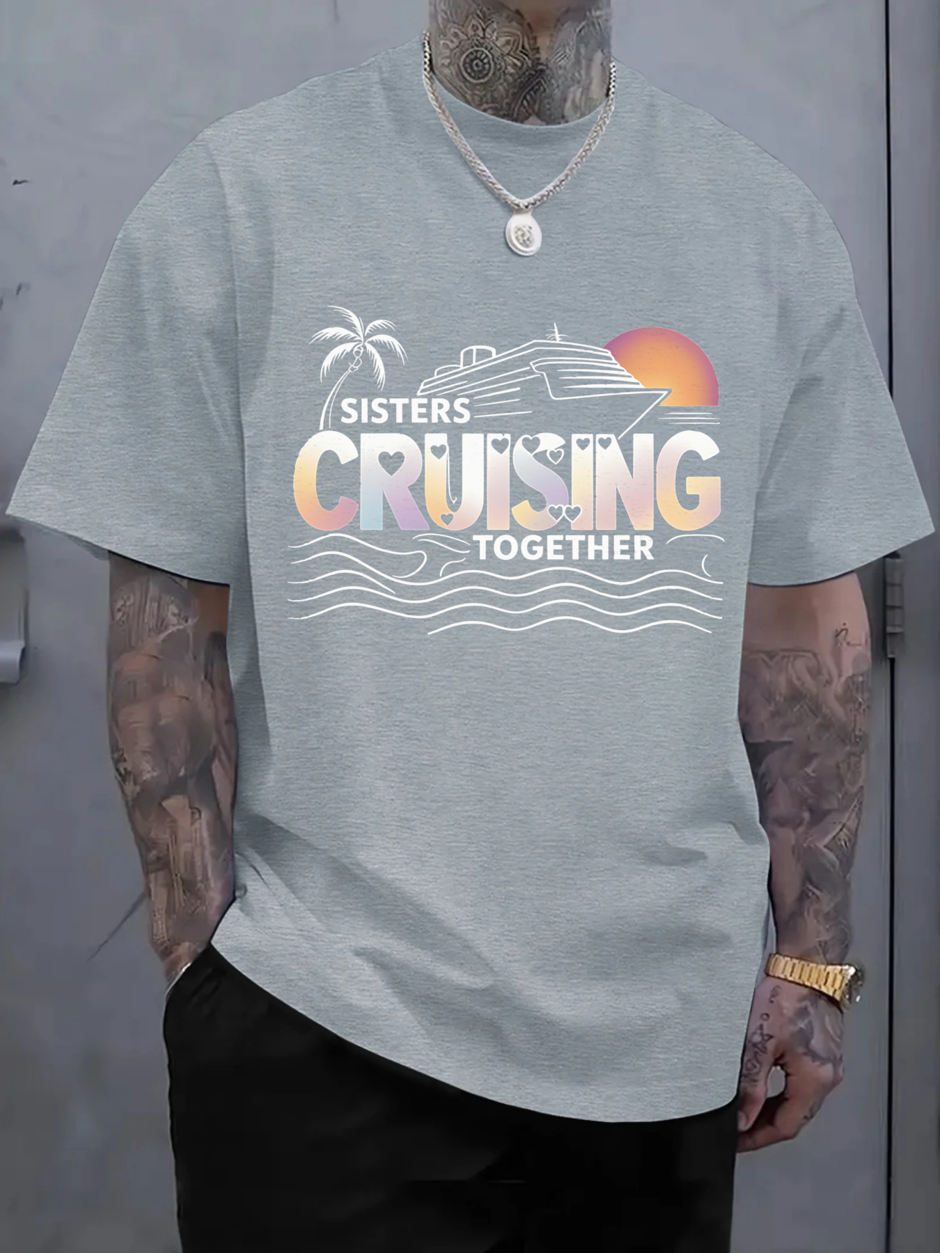 Men's Vacation T-Shirt Sisters - Tee Graphic Print review and price