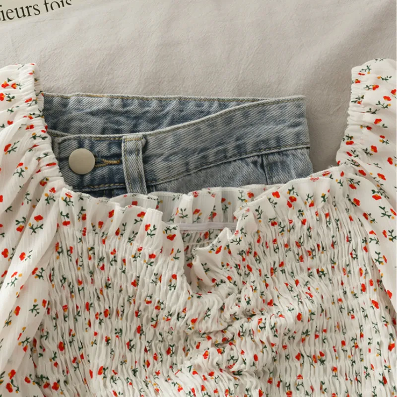 Blouses Shirts Women Floral Dr - Short Linen Drawstring review and price
