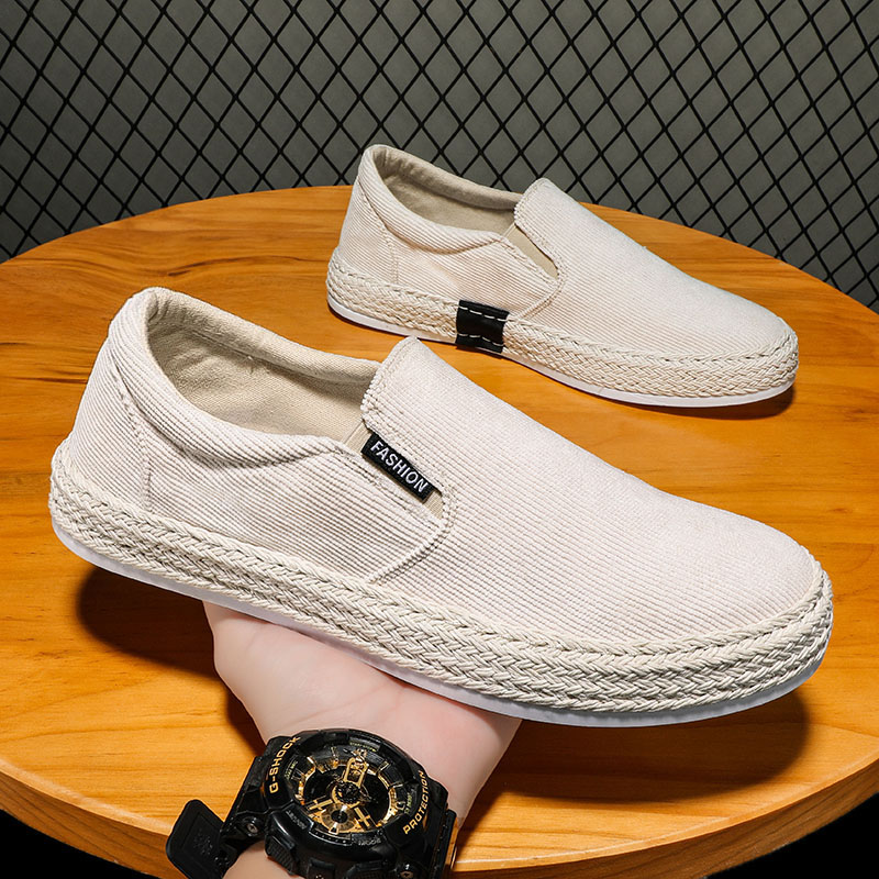 Men Corduroy Slip On Espadrill - Espadrille Slip On review and price