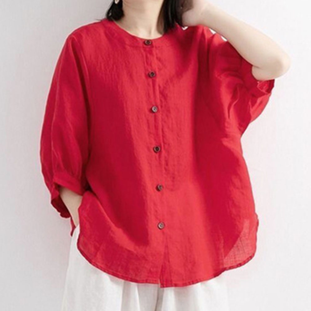 Casual Long Sleeve Cotton Line - Linen Shirt Breathable review and price