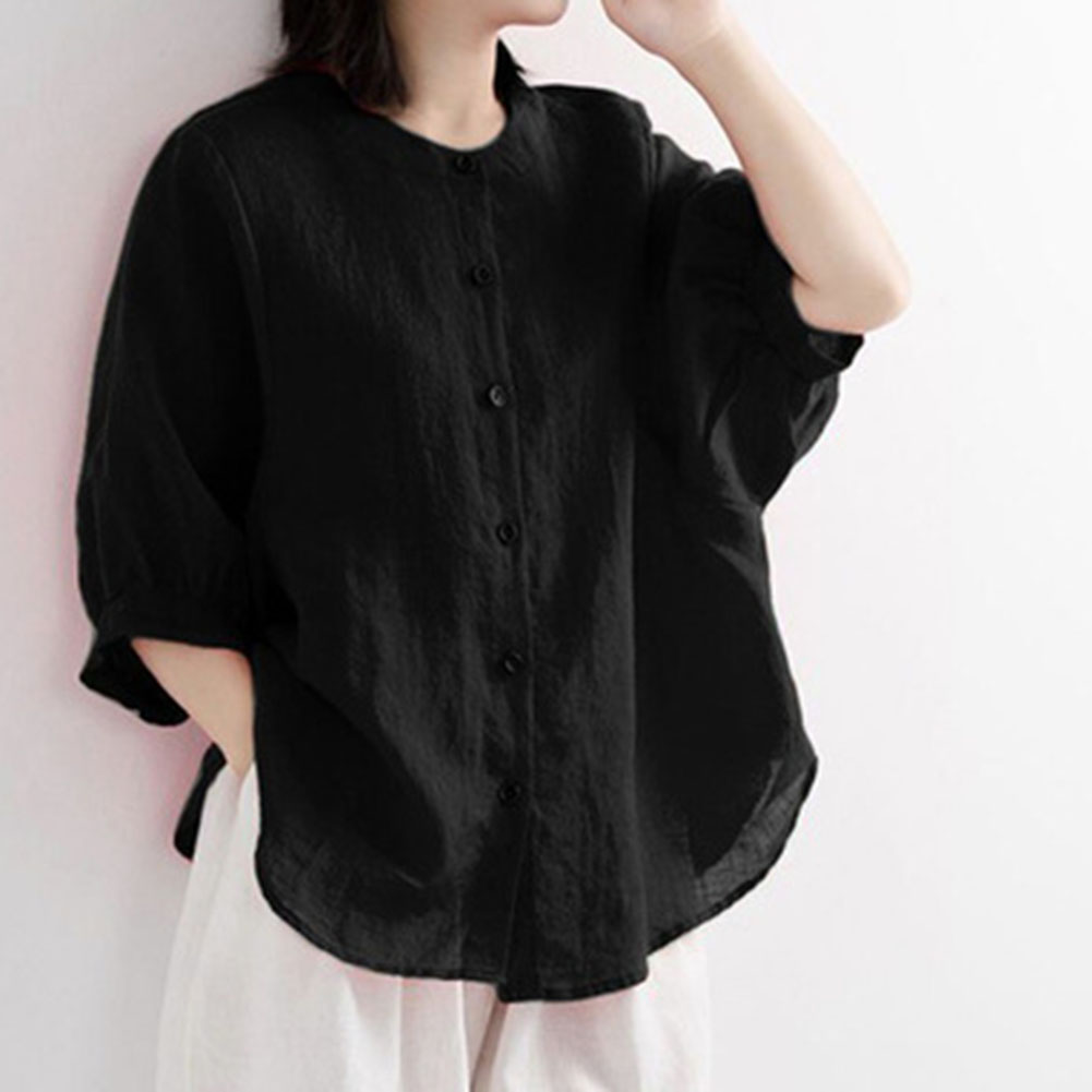 Casual Long Sleeve Cotton Line - Linen Shirt Breathable review and price