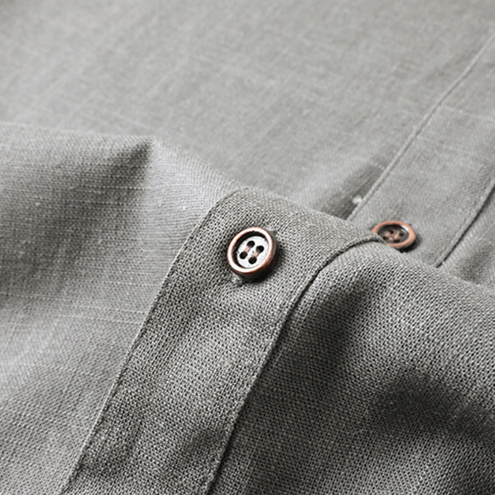 Men's Cotton Linen Tang Suit S - Short Linen Drawstring review and price