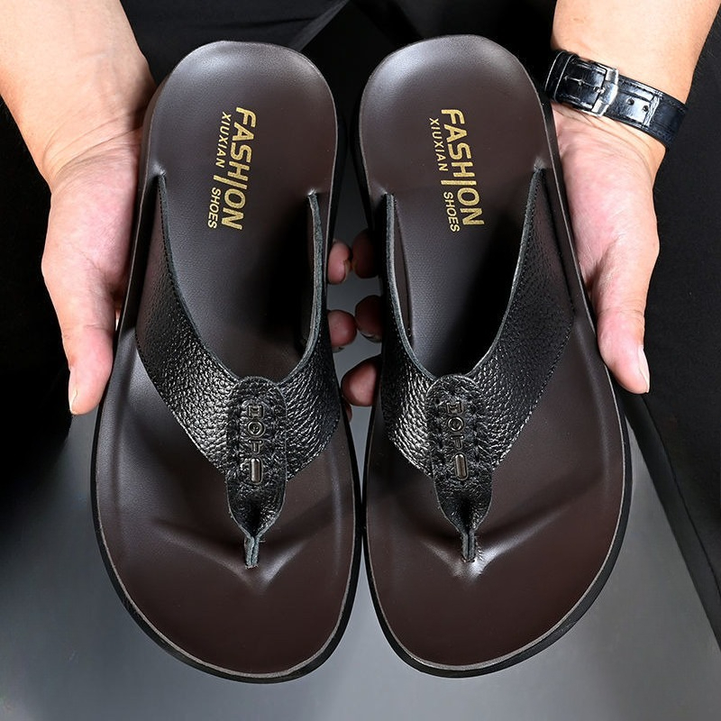 Hot Sale Men's Flip Flops High - Flip Flop Leather Men review and price